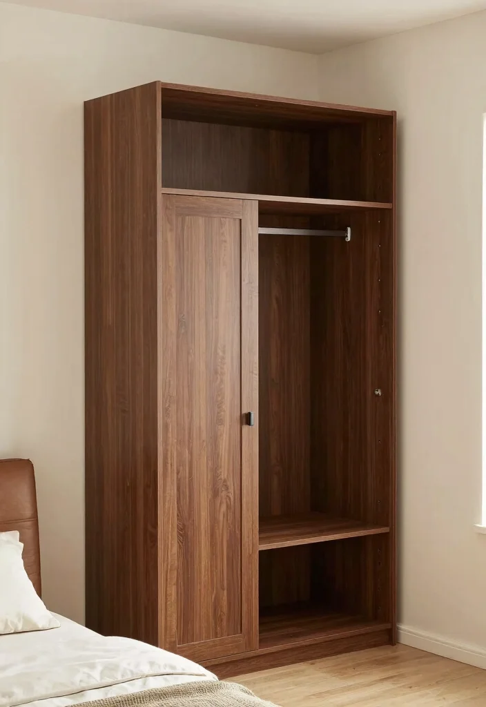 16 Small Bedroom With Wardrobe Interior Design Ideas - 8. Corner Wardrobes: Making the Most of Every Inch 1