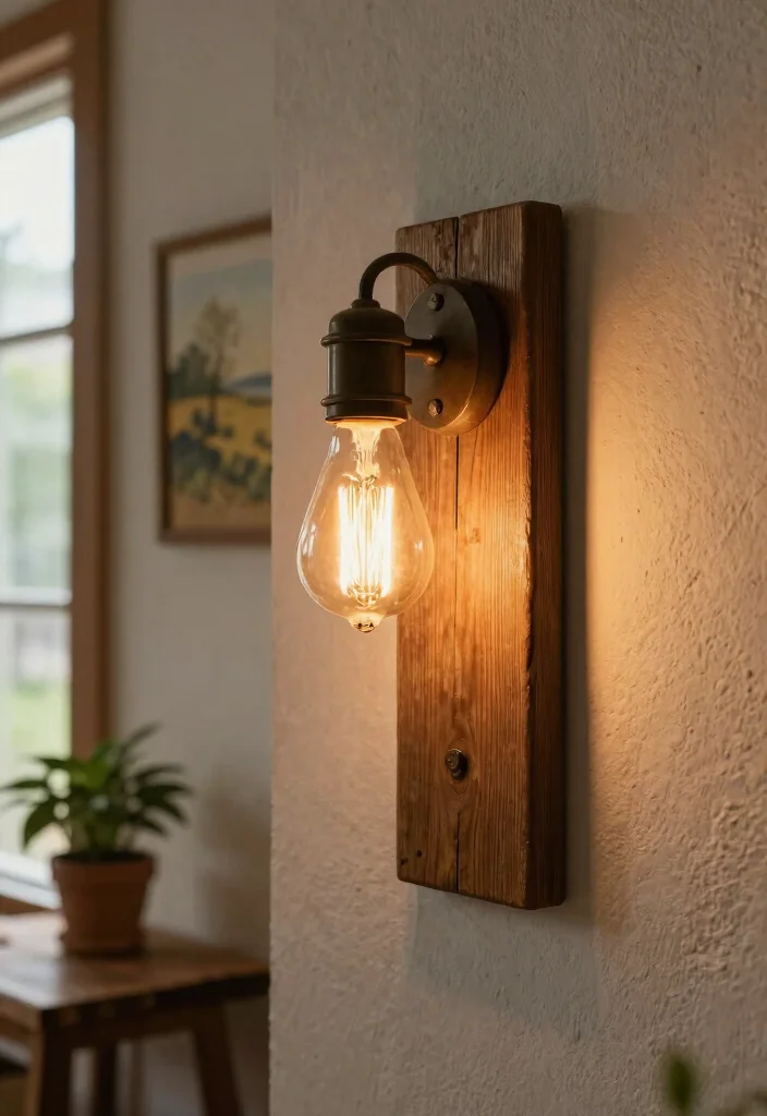 16 Wall Sconces Living Room Ideas for Soft Ambient Lighting - 1. Vintage Charm with Edison Bulb Sconces 1