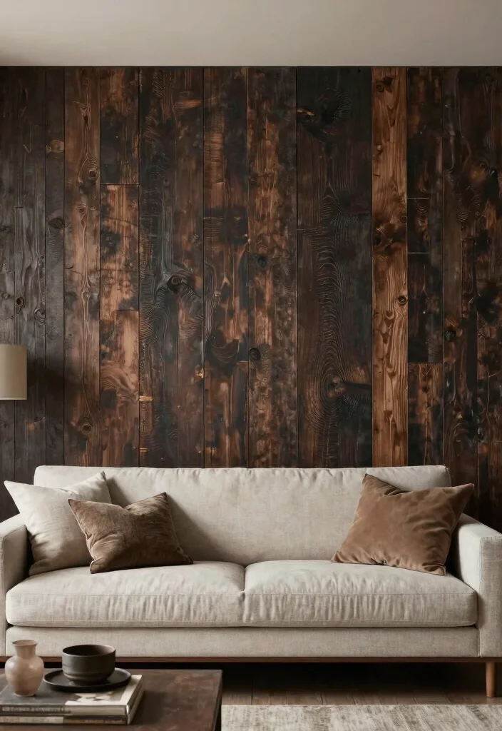 16 Witchy Living Room Decor Ideas: Dark Mystical Charm - 10. Textured Wall Treatments 1