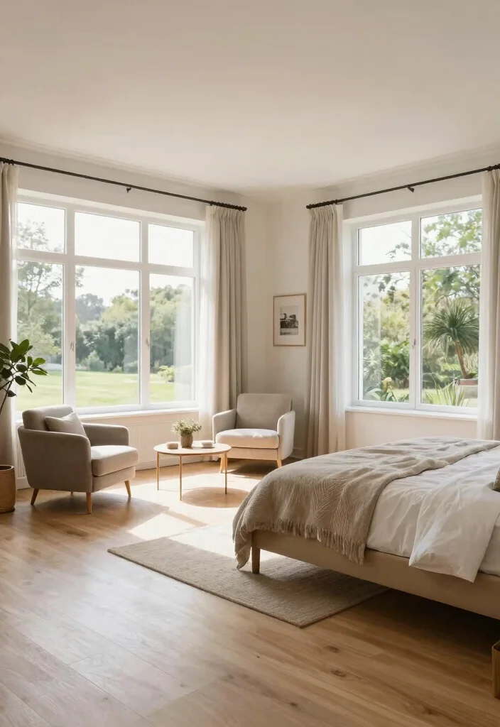 17 Bedroom With Big Windows Ideas for Bright, Airy Layouts - 17. Open Concept Design 1