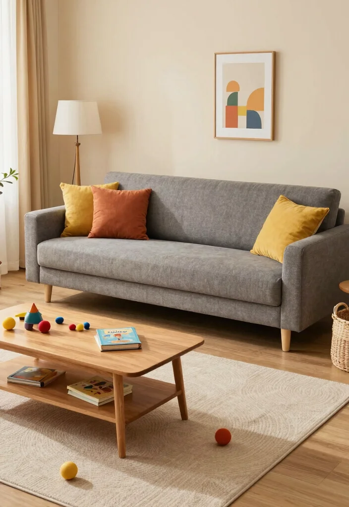 17 Chaise Sofa Living Room Layout Ideas: Relaxed Elegant Flow - 10. Family-Friendly Design 1