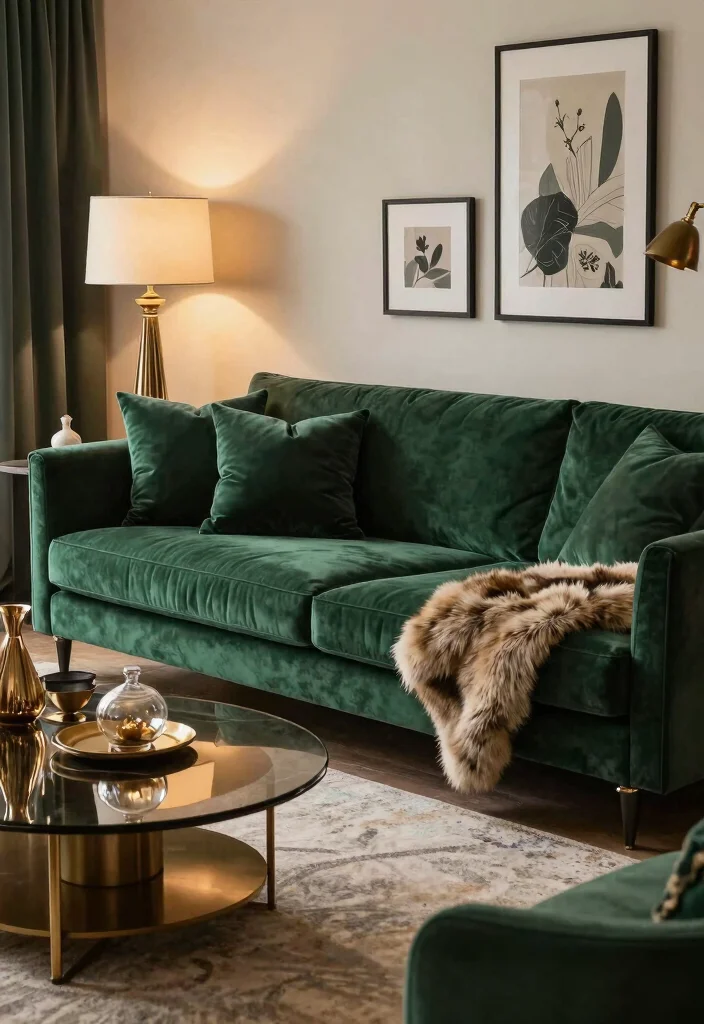 17 Chaise Sofa Living Room Layout Ideas: Relaxed Elegant Flow - 12. Luxe Layering 1