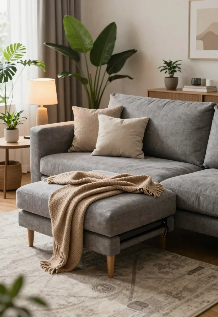 17 Chaise Sofa Living Room Layout Ideas: Relaxed Elegant Flow - 4. Dual Functionality 1