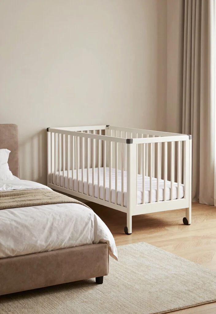 17 Crib in Bedroom Ideas for Shared Rooms: Smart Layouts - 2. The Multifunctional Furniture 1