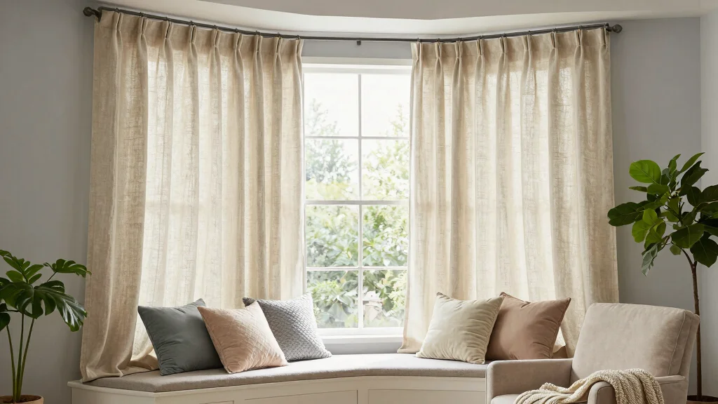 17 Curtains for Bay Window in Living Room Ideas Elegant Fit