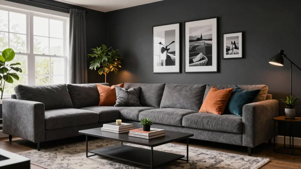 17 Dark Accent Wall Living Room Ideas for a Moody Sophisticated Look