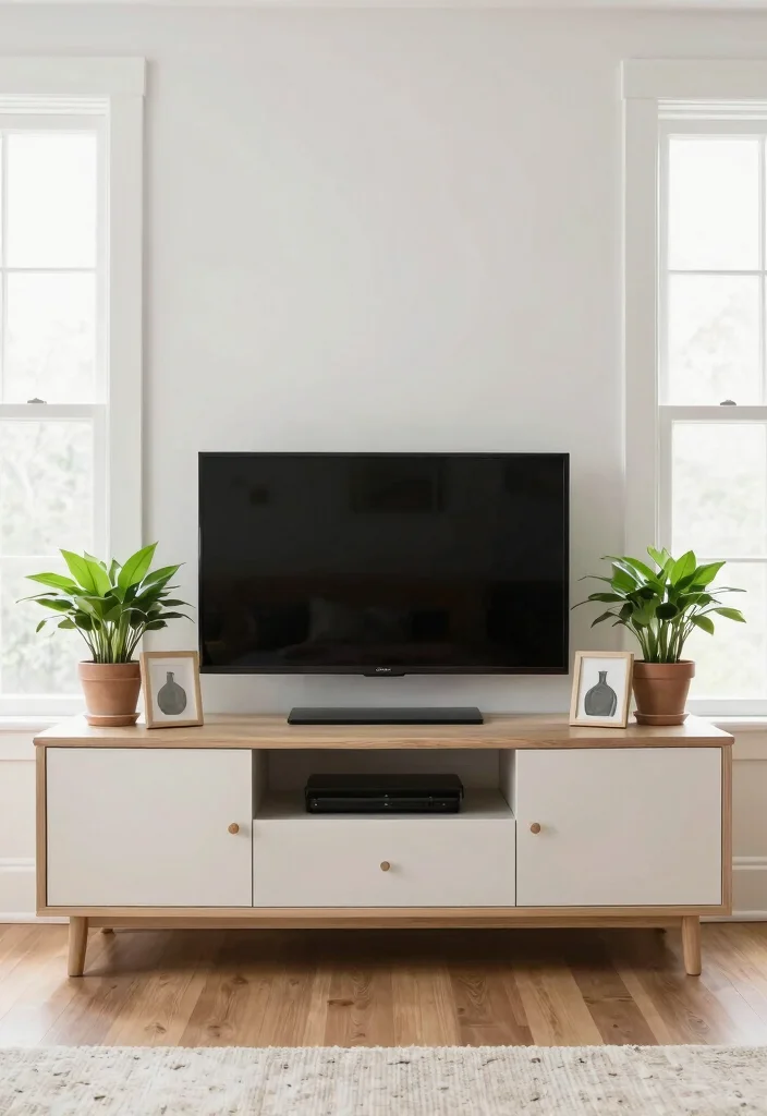 17 Entertainment Center Decor Living Room Ideas Balanced Displays - 5. Balance with Symmetry 1