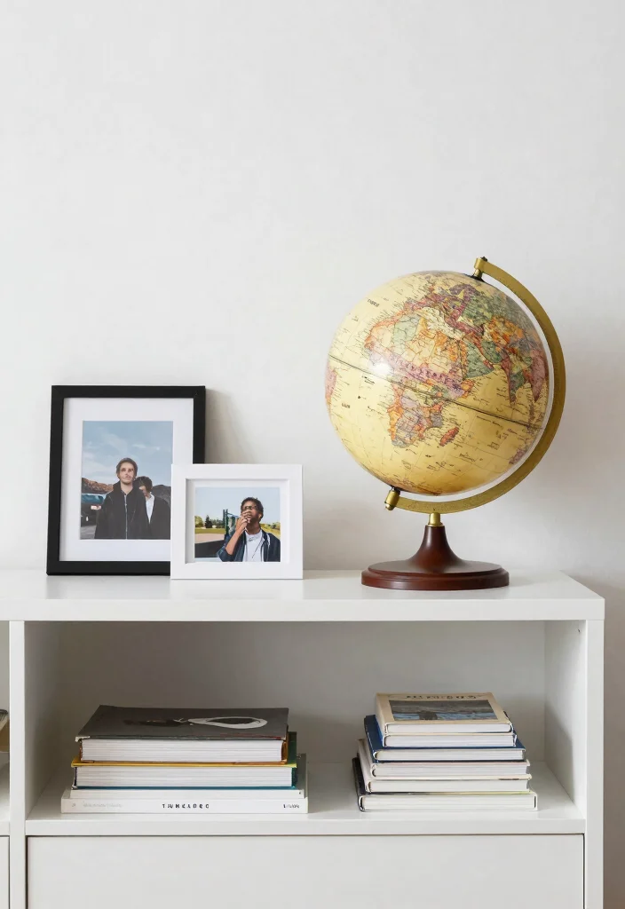 17 Entertainment Center Decor Living Room Ideas Balanced Displays - 8. Showcase Your Hobbies 1