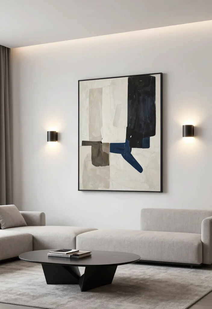 17 Living Room Wall Sconces Ideas for Elegant Layered Light - 3. Modern Minimalist Sconces 1