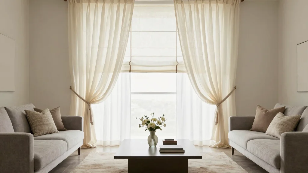 17 Roman Curtains Living Room Ideas Classic Clean Style