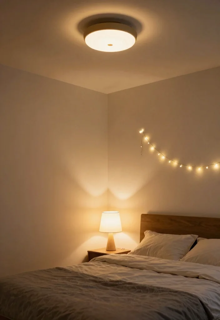 17 Shared Bedroom Ideas for Adults: Stylish Functional Living - 12. Lighting Layers for Functionality and Ambiance 1