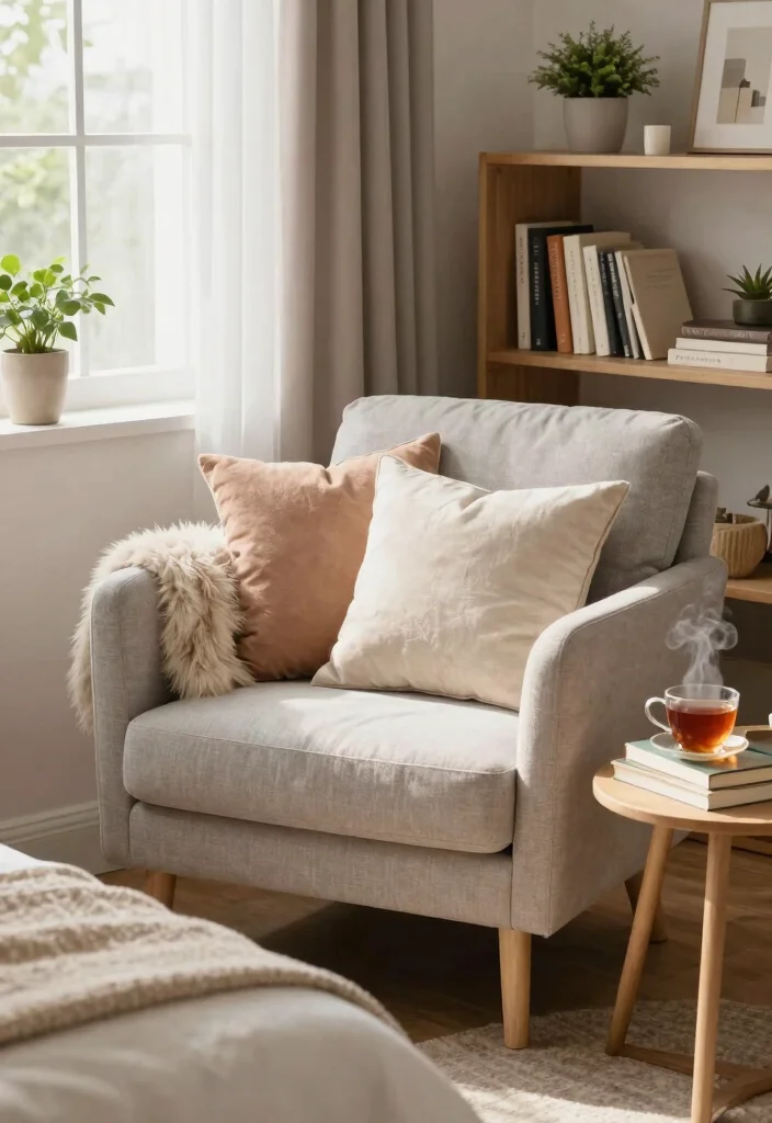 17 Shared Bedroom Ideas for Adults: Stylish Functional Living - 7. Cozy Nooks for Relaxation 1