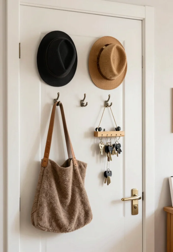 17 Small Bedroom Double Bed Ideas: Comfortable Compact Layouts - 7. Utilize the Door Space 1