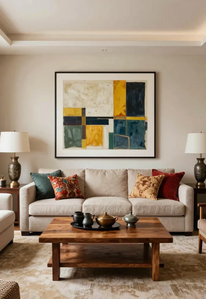 17 Spanish Style Homes Interior Decor Living Room Ideas: Warm and Classic - 16. Balance of Modern and Traditional 1