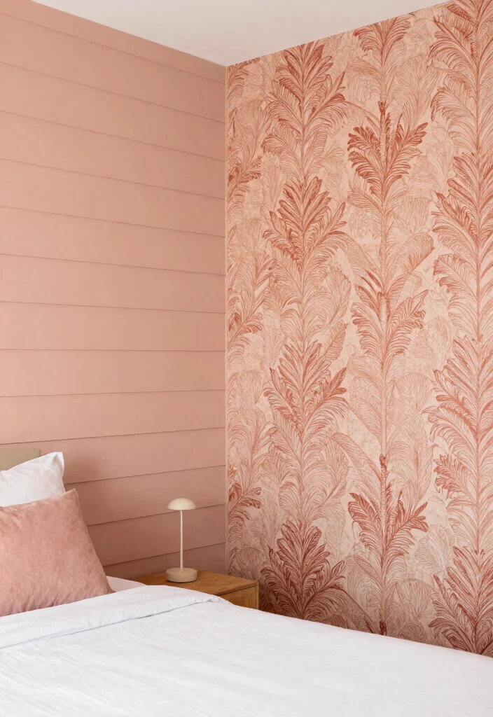 18 Bedroom Design Ideas for Couples: Romantic and Functional - 10. Textured Walls 1