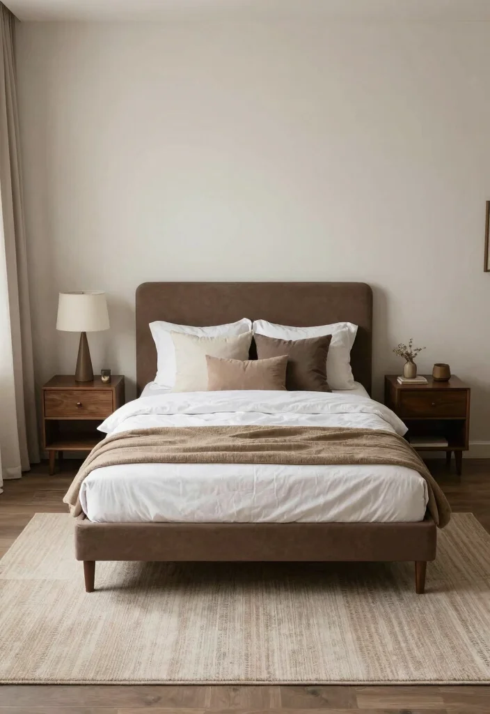 18 Bedroom Design Ideas for Couples: Romantic and Functional - 15. Versatile Furniture Layout 1