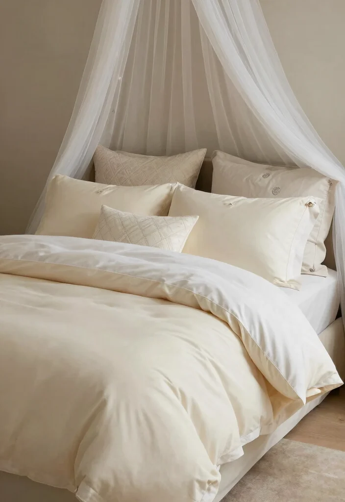 18 Bedroom Design Ideas for Couples: Romantic and Functional - 7. Elegant Bedding 1