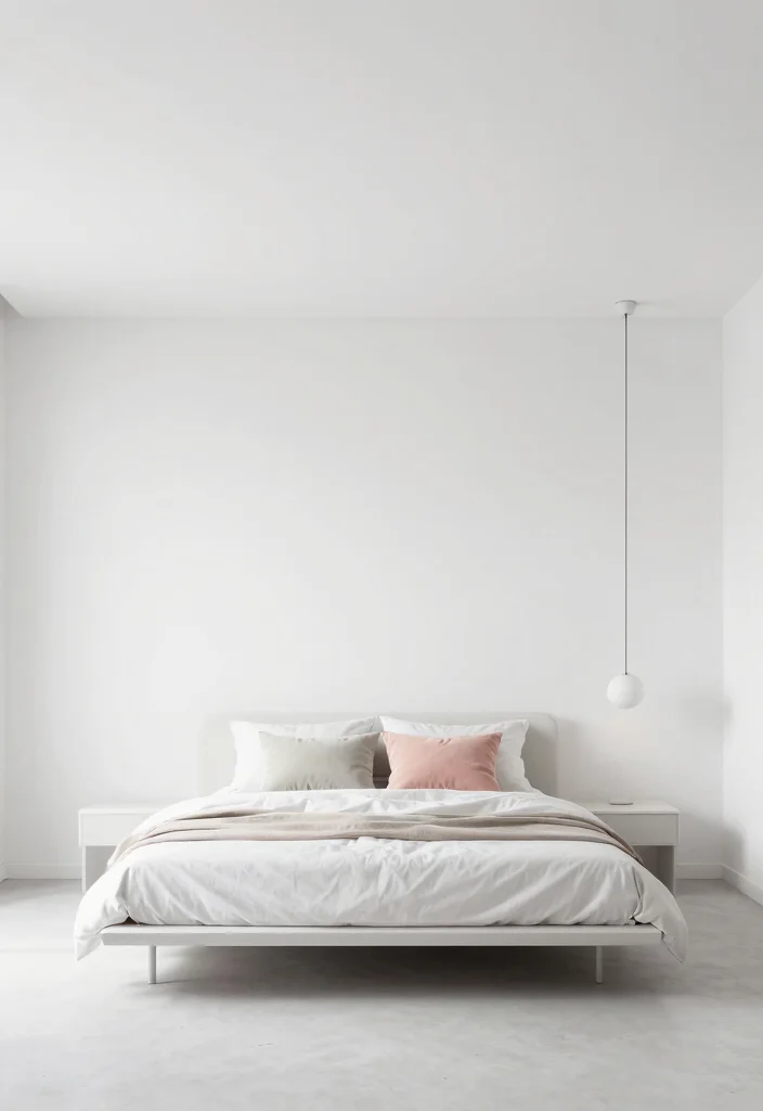 18 Bedroom Gypsum Ceiling Design Ideas for a Modern Finish - 1. Sleek and Simple Minimalism 1