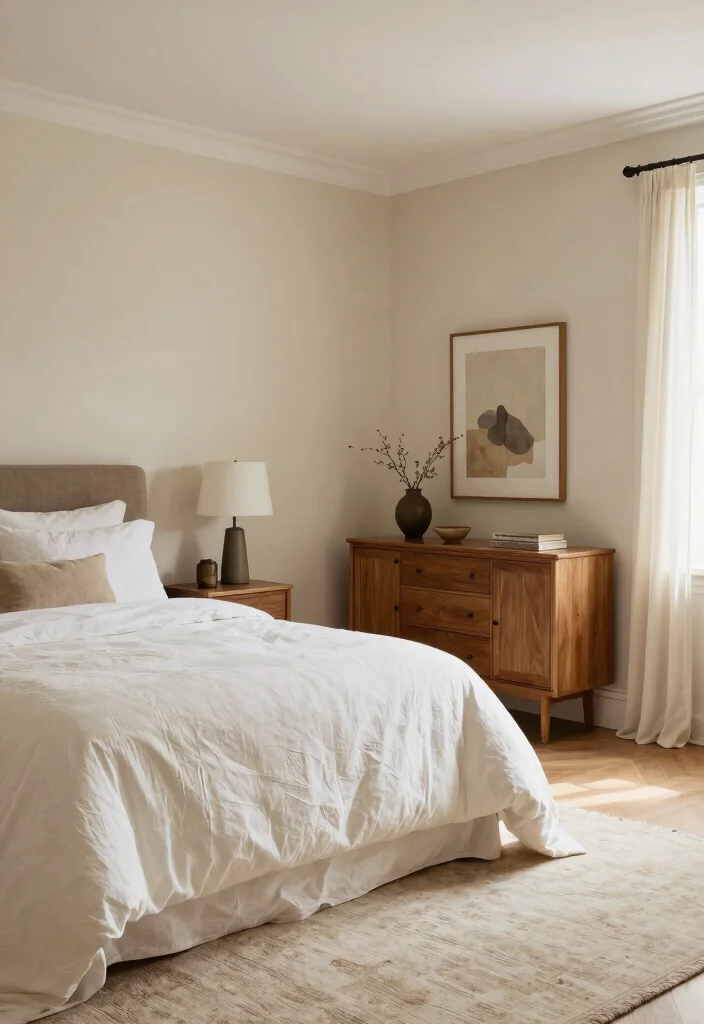 18 Colour for Bedroom Wall Ideas: Calm Stylish Palettes - 17. Ivory: Classic Elegance 1