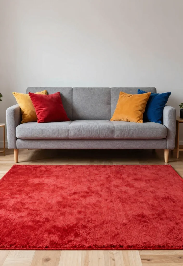 18 Ikea Rugs Living Room Ideas: Affordable Stylish Picks for Eco-Friendly Spaces - 14. The Power of Contrast 1