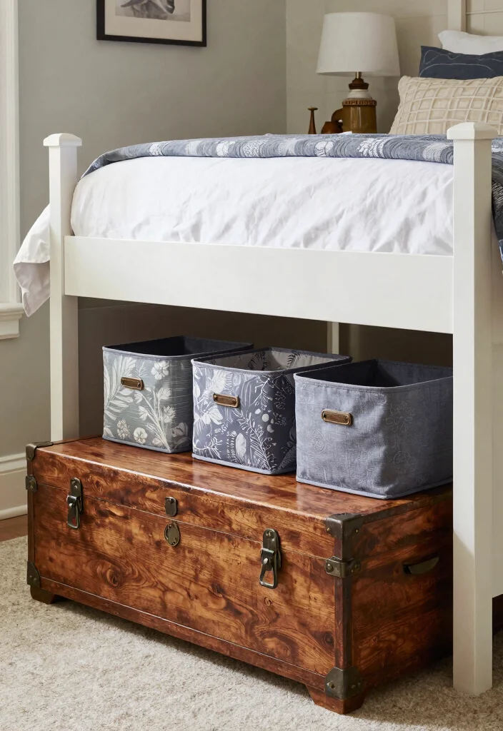 18 Lake House Bedroom Ideas: Relaxed Natural Retreat - 14. Functional Storage Solutions 1