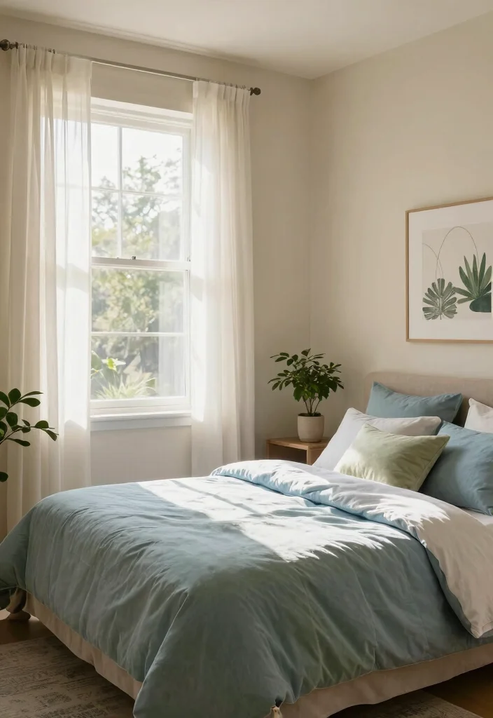 18 Lake House Bedroom Ideas: Relaxed Natural Retreat - 2. Soft Color Palettes 1