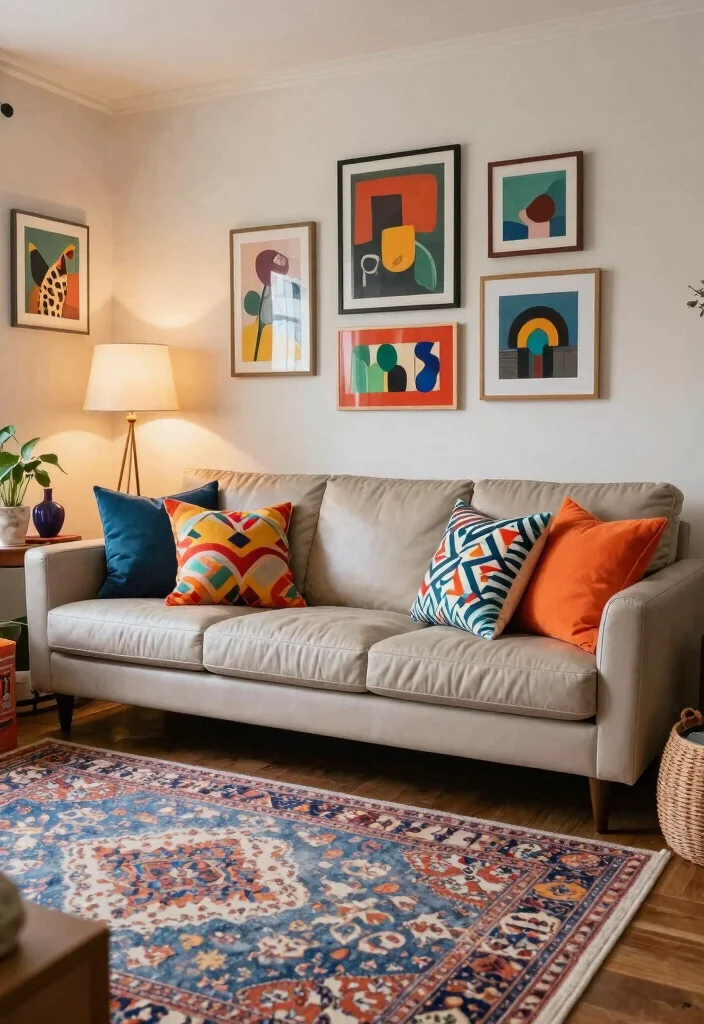 18 Leather Sofa Living Room Ideas Timeless Masculine Chic - 6. Eclectic Mix and Match 1