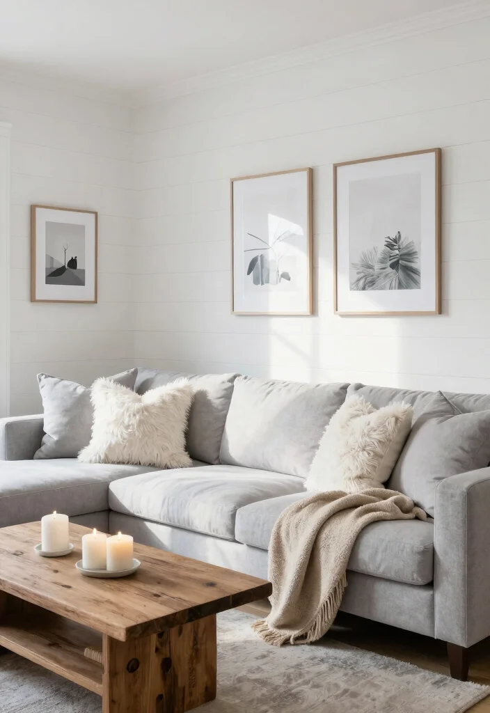 18 Living Room Wood Wall Ideas: Warm Textured Backdrop - 2. Shiplap Walls 1