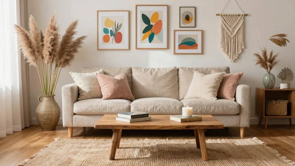 18 Pampas Grass Decor Living Room Ideas Soft Boho Texture