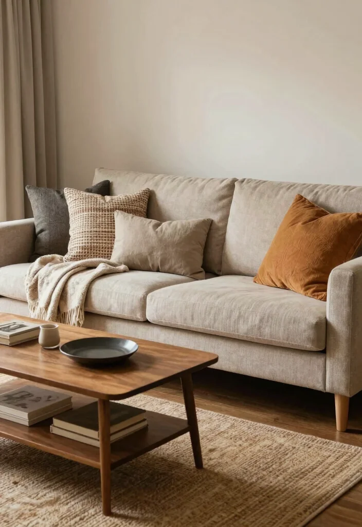 18 Small Living Room Decor Indian Apartment Ideas Smart Style - 14. Layer Textiles for Warmth 1