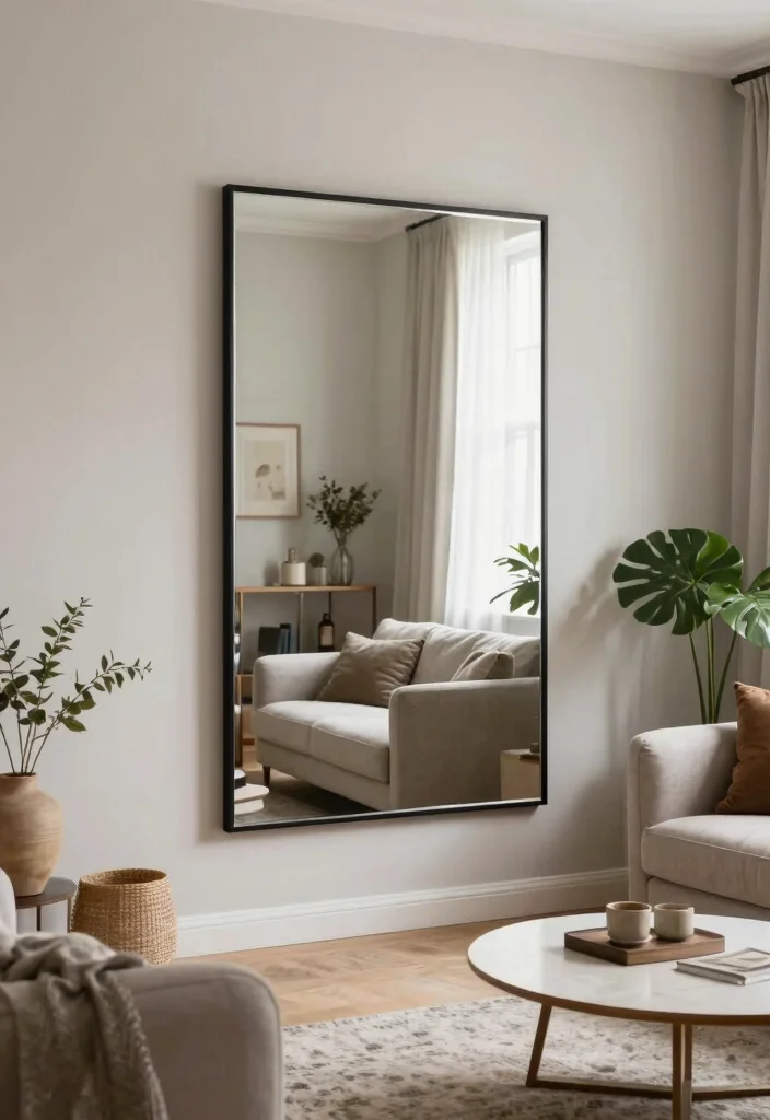 18 Small Living Room Decor Indian Apartment Ideas Smart Style - 4. Use Mirrors to Create Depth 1