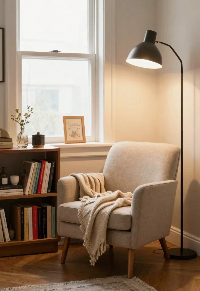 18 Small Living Room Decor Indian Apartment Ideas Smart Style - 5. Curate a Cozy Reading Nook 1