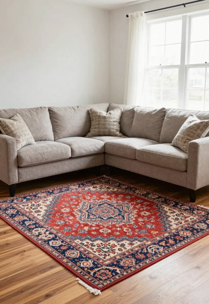 18 Small Living Room Decor Indian Apartment Ideas Smart Style - 9. Use Rugs to Define Spaces 1