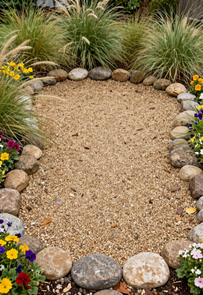 12 Backyard Dog Potty Area Ideas That Stay Clean and Out of Sight - 2. Gravel Pit with Natural Borders 1