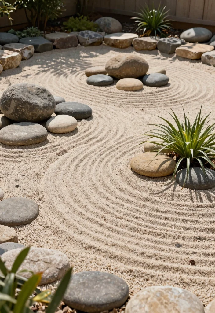 12 Backyard Dog Potty Area Ideas That Stay Clean and Out of Sight - 9. Zen Garden Potty Area 1