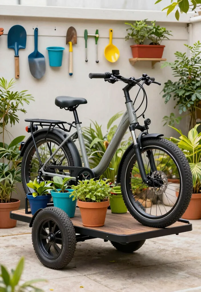 12 Electric Bike Storage Ideas for Heavy E-Bikes in Small Spaces - 12. Mobile E-Bike Carts for Flexible Storage 1