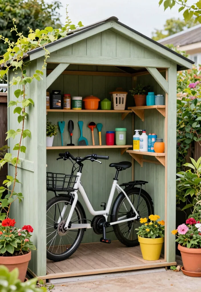 12 Electric Bike Storage Ideas for Heavy E-Bikes in Small Spaces - 5. E-Bike Storage Solutions with Garden Sheds 1