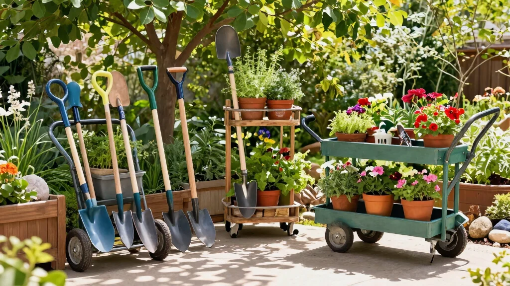 12 Garden Cart Ideas to Haul and Organize Your Outdoor Tools