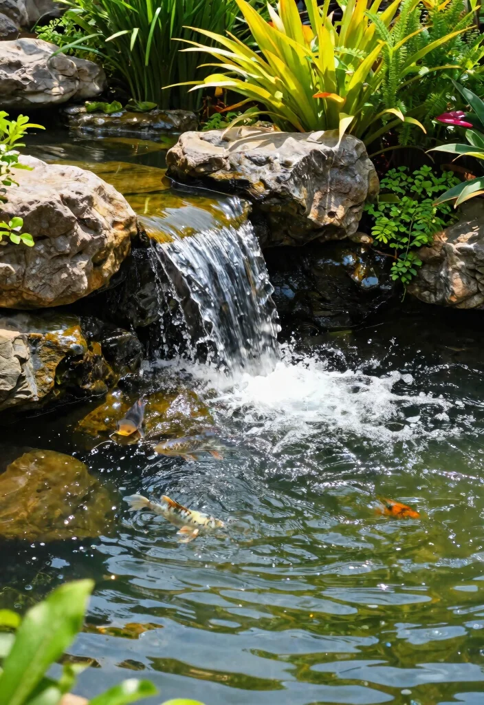 12 Pond Bog Filter Ideas for a Clean and Naturally Filtered Water Garden - 10. Integrating Water Features 1