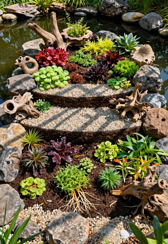 12 Pond Bog Filter Ideas for a Clean and Naturally Filtered Water Garden - 2. Multi-Layered Bog Design 1