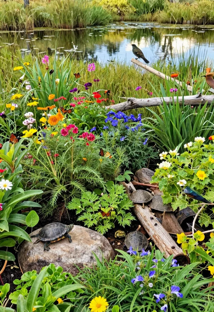12 Pond Bog Filter Ideas for a Clean and Naturally Filtered Water Garden - 3. Creating a Wildlife Habitat 1