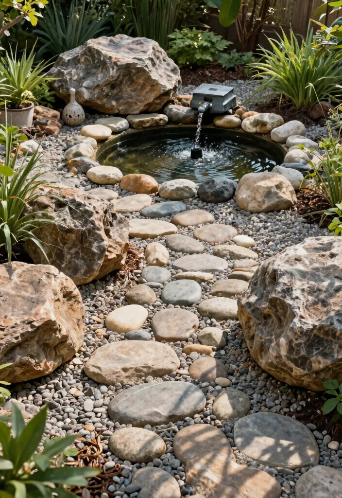 12 Pond Bog Filter Ideas for a Clean and Naturally Filtered Water Garden - 6. Incorporating Hardscape Features 1