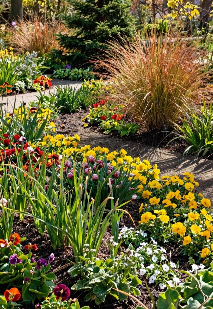 12 Pond Bog Filter Ideas for a Clean and Naturally Filtered Water Garden - 7. Seasonal Plant Rotation 1