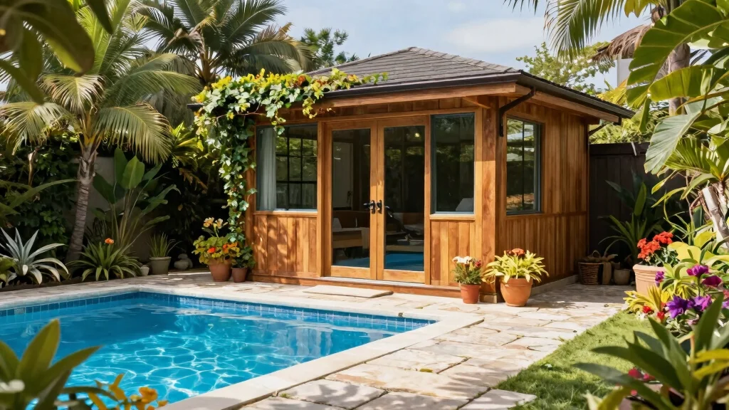 12 Pool Pump House Ideas That Keep Equipment Hidden and Accessible