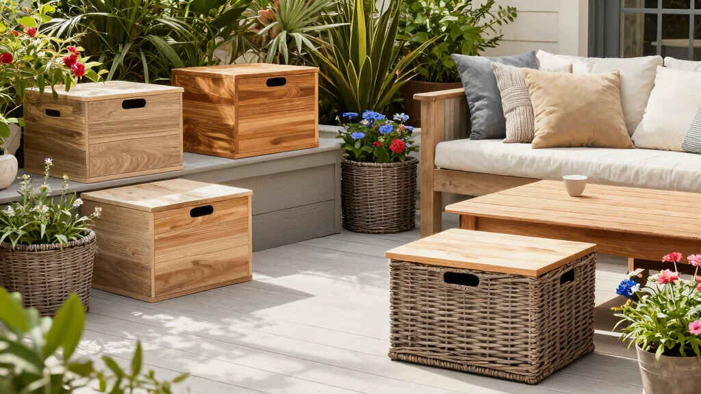 14 Deck Storage Box Ideas for a Tidy and Weatherproof Outdoor Space