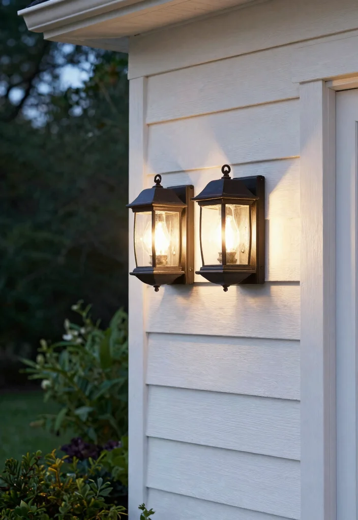 14 Front Porch Lighting Fixtures That Add Charm and Curb Appeal - 2. Solar-Powered Wall Sconces 1