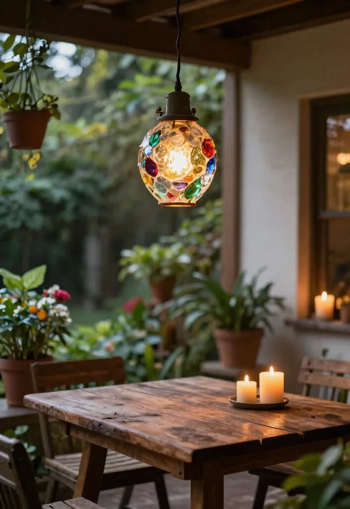 14 Front Porch Lighting Fixtures That Add Charm and Curb Appeal - 4. Eco-Friendly Recycled Glass Fixtures 1