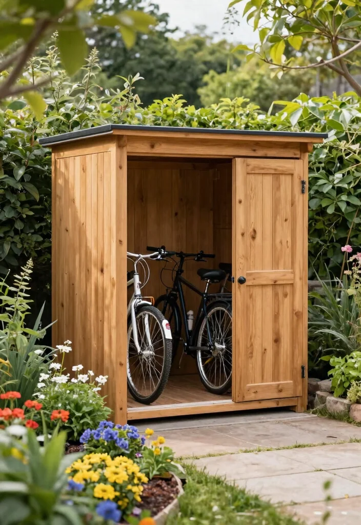14 Multi Bike Storage Ideas for Families With More Than One Bike - 4. Outdoor Bike Storage Shed 1