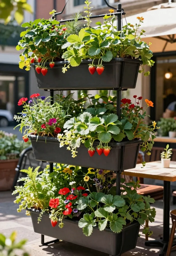 14 Raised Garden Bed Trellis Ideas to Grow More in Less Space - 9. Hanging Trellis Planters 1