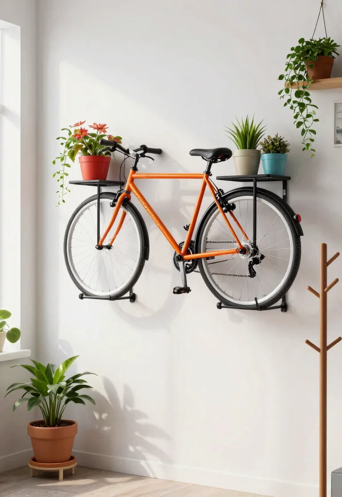 14 Small Space Bike Storage Ideas for Apartments and Tight Garages - 1. Wall-Mounted Bike Racks 1